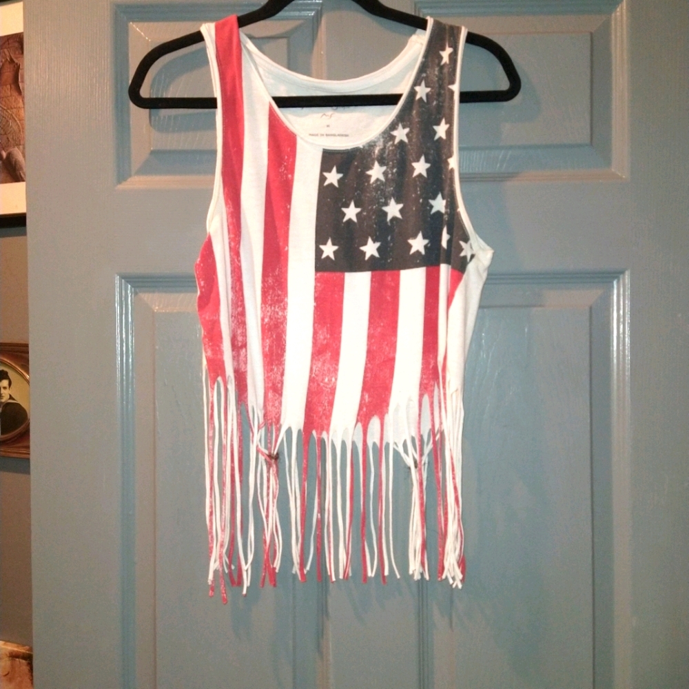 American Flag Tank Top - Large